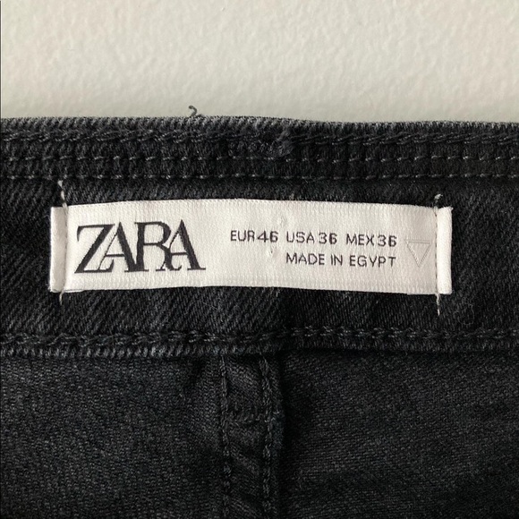 Black Zara Ripped Jeans - Picture 2 of 3